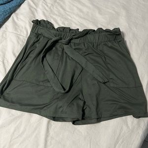 Hunter green shorts